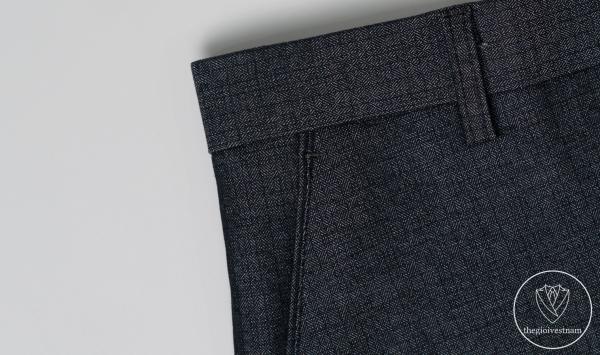 Bộ Suit Xám Đen Hoạ Tiết Kẻ Mờ Classic Fit TGS392 - hình 7