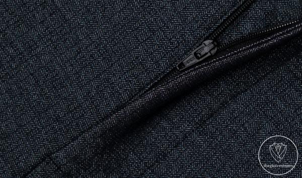 Bộ Suit Xám Đen Hoạ Tiết Kẻ Mờ Classic Fit TGS392 - hình 6