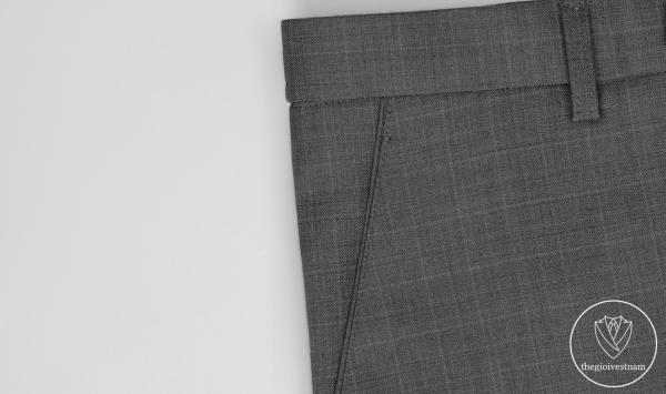 Bộ Suit Xanh Rêu Đậm Kẻ Caro Mờ Modern Fit TGS394 - hình 8