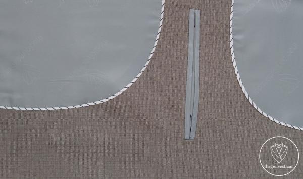 Bộ Suit Nâu Đất Kẻ Classic Fit TGS396 - hình 4