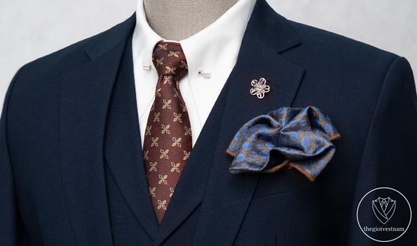 Bộ Suit Xanh Đen Cao Cấp Modern Fit TGS347 - hình 3