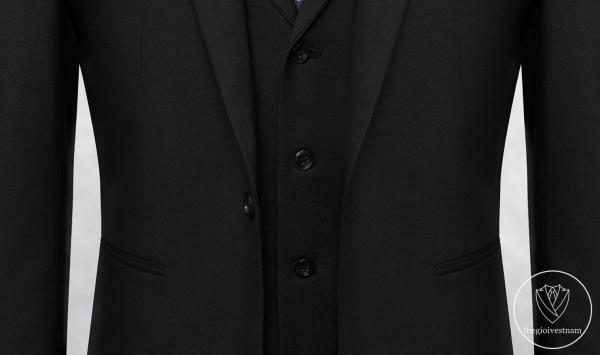 Bộ Suit Đen Cao Cấp Modern Fit TGS348 - hình 4