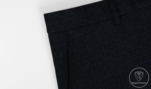 Bộ Suit Xanh Gân Vengoc Classic Fit TGS361 - hình 7