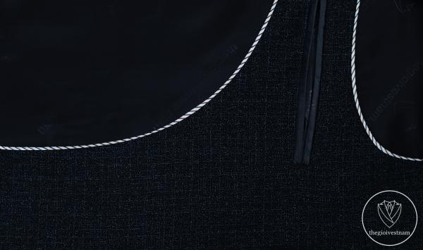 Bộ Suit Xanh Gân Vengoc Classic Fit TGS361 - hình 4