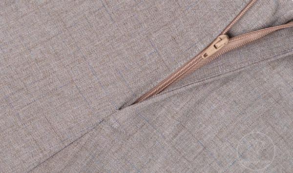 Bộ Suit Nâu Nhạt Hoạ Tiết Kẻ Classic Fit TGS382 - hình 6