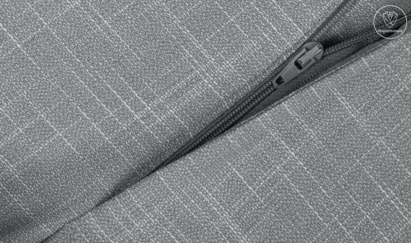 Bộ Suit Xám Rêu Nhạt Hoạ Tiết Kẻ Modern Fit TGS386 - hình 7