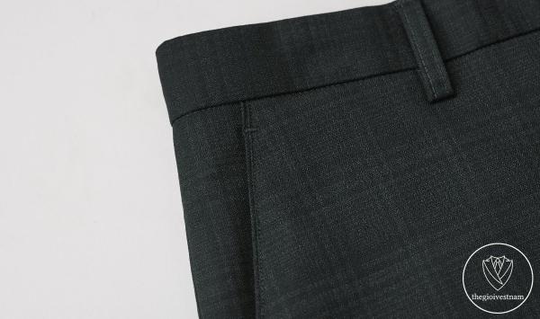 Bộ Suit Xanh Rêu Kẻ Caro Lớn Modern Fit TGS400 - hình 8