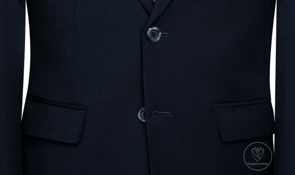 Bộ Suit xanh than đậm 2 nút TG402 - hình 3