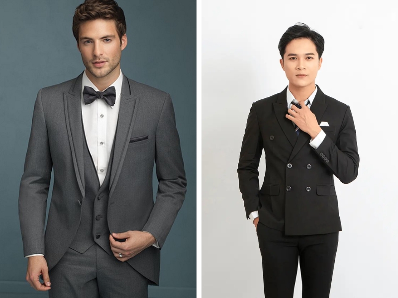 So sánh các kiểu suit nam 1 cúc, 2 cúc, 3 cúc