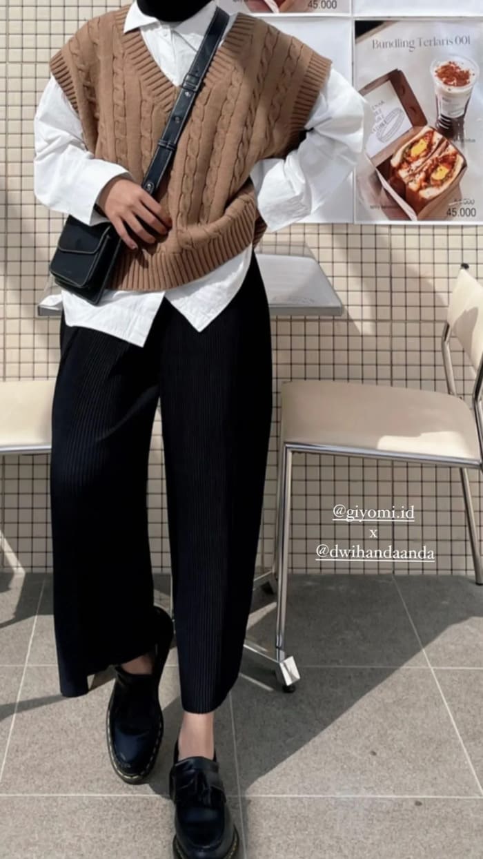 Các loại áo gile phổ biến: vest, len, da, denim và cargo