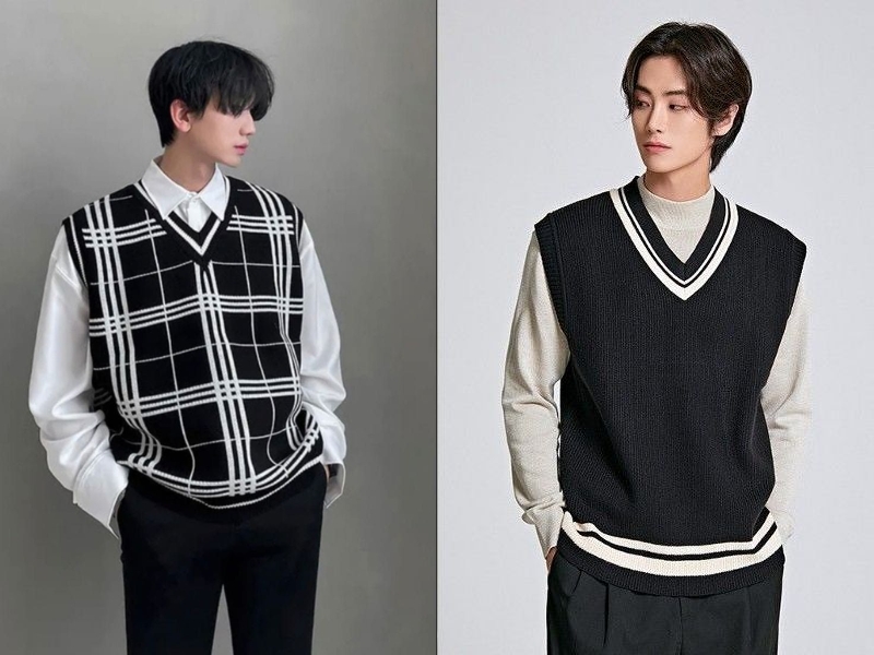 Cách phối áo gile nam công sở, street style và sự kiện"