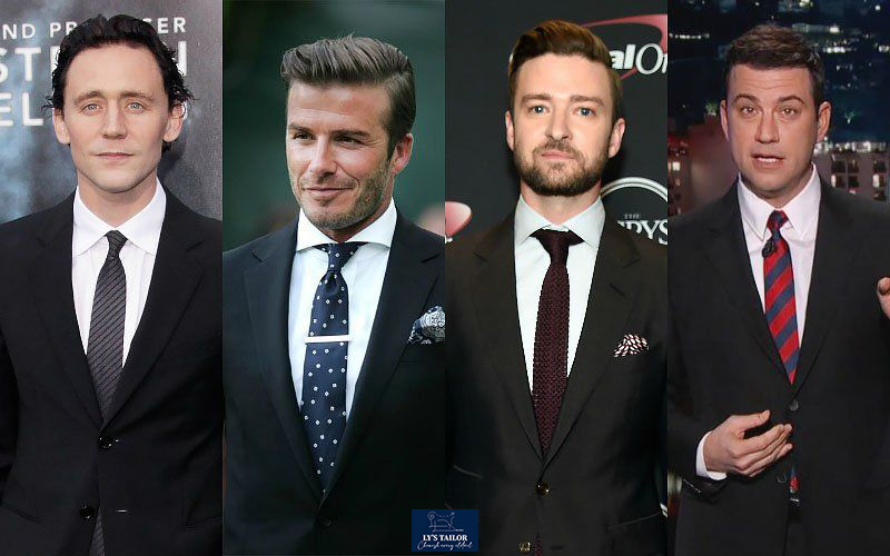 Vest đen cổ điển cho nam với cà vạt đen và giày da Oxford