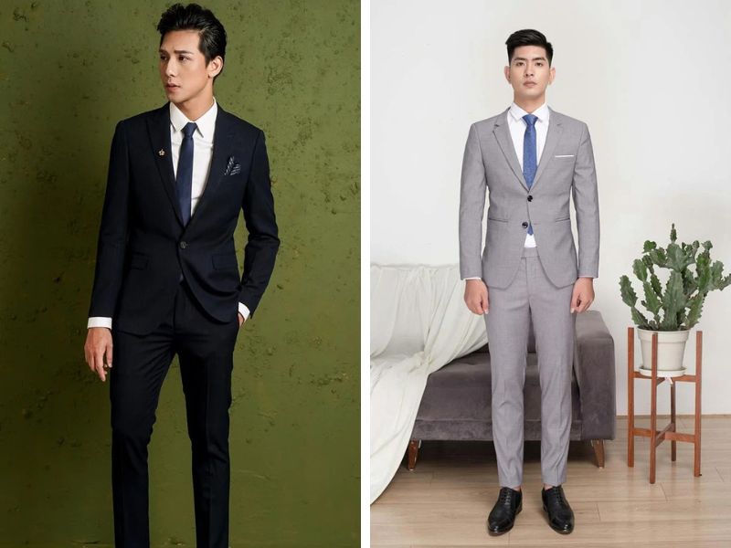 ách chọn áo comple phù hợp với từng dáng người nam giới
