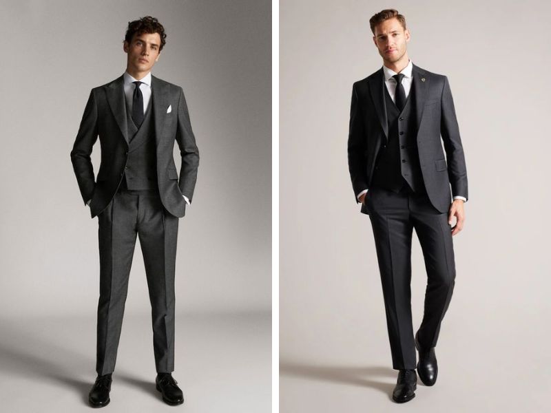 Mẫu áo vest nam Hàn Quốc dáng ôm phối áo cổ lọ