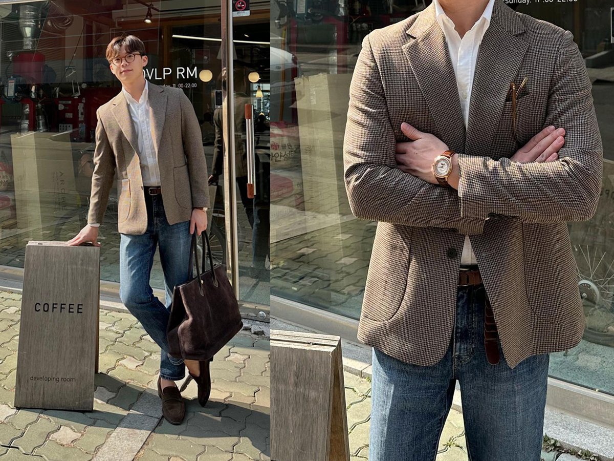 Phong cách streetwear Hàn Quốc với blazer dáng oversize