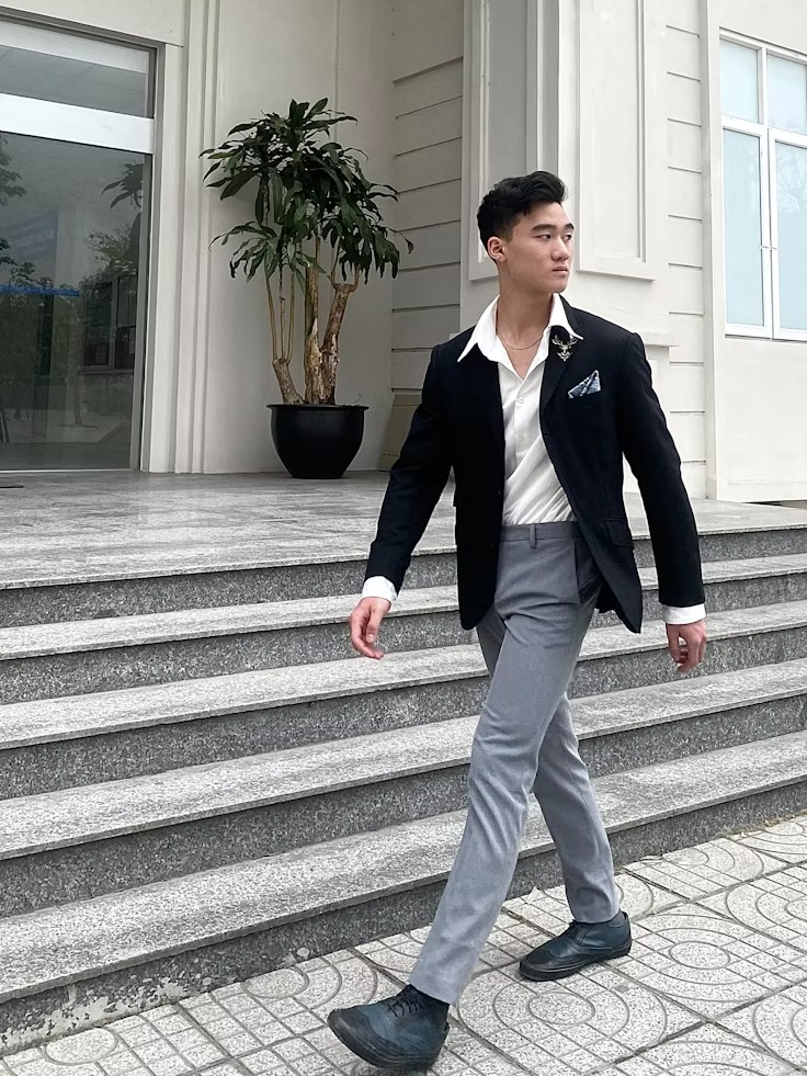 Vest nam phong cách Hàn Quốc trẻ trung, minimal, thanh lịch